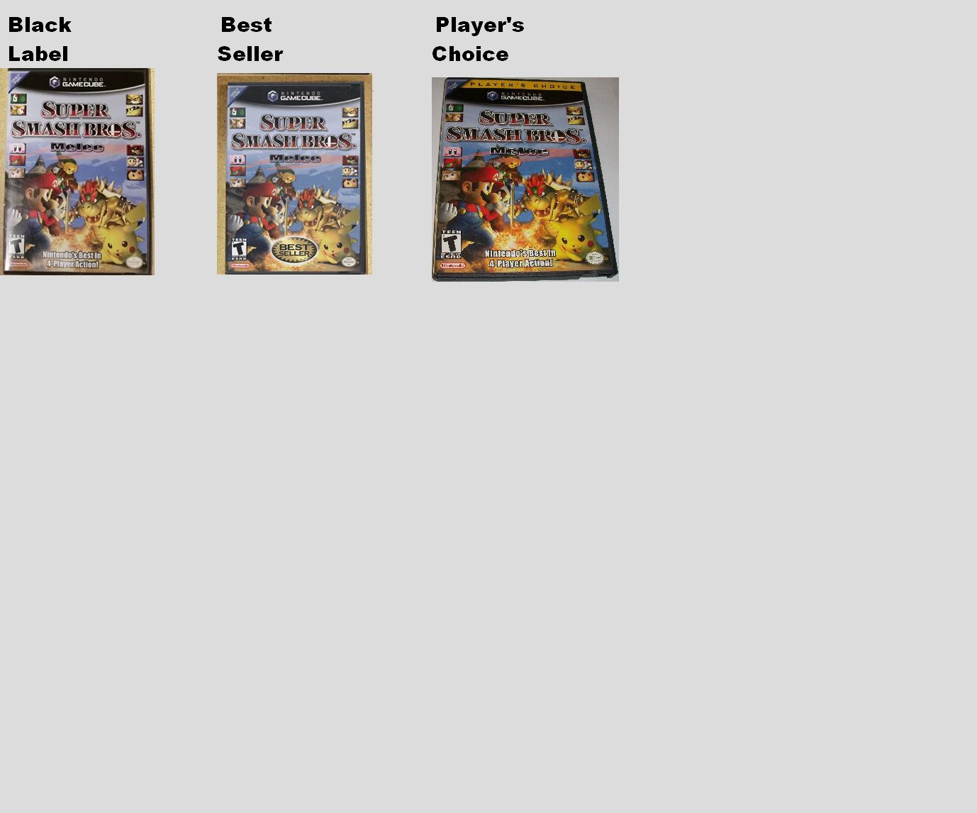 Super Smash Bros. Melee New Sealed which version is worth more? -  gc-forever - Gamecube/Wii Forums